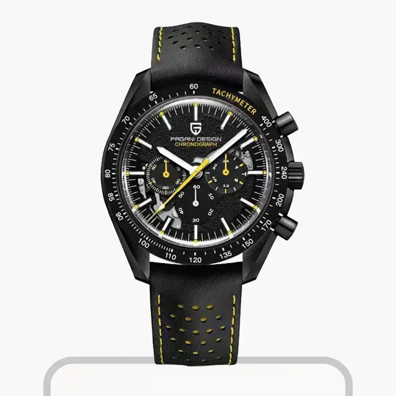 Pagani Design Chronograph Black Dial Men's Watch-  PD-1779